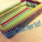 Upcycled Tissue Paper Box