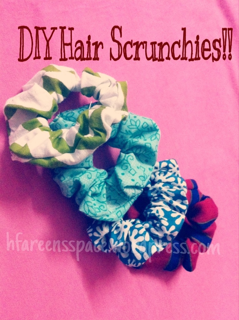Hair Scrunchies tutorial!!