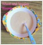 Wheat and Veggies weaning mix