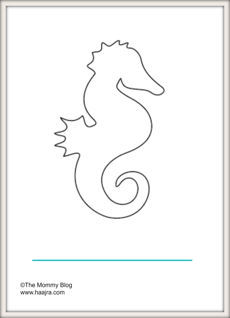 Sea Animals Printable Colouring Sheets {FREE} | The Mommy Blog