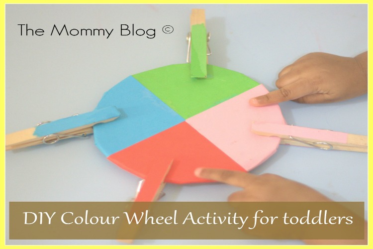colouring activity for toddlers introducing colours