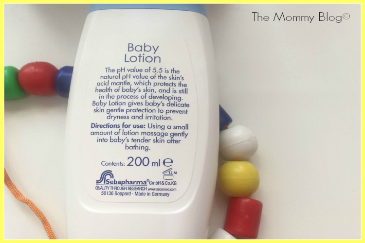 sebamed baby lotion review