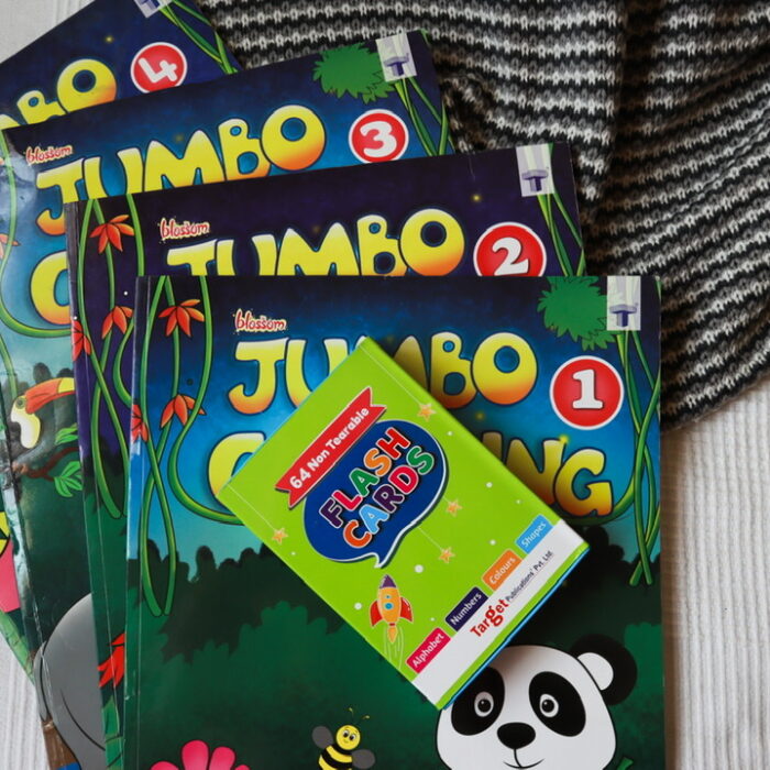 Jumbo Colouring Book and Flash Cards Review